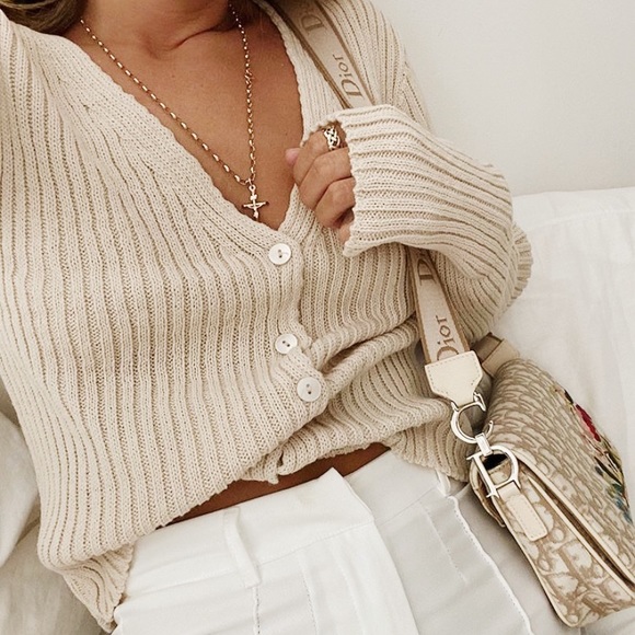 Vintage Sweaters - Vintage Knit Cardigan
